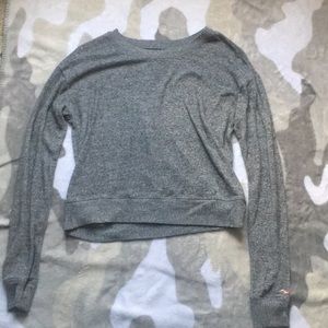 Grey Cropped Sweater